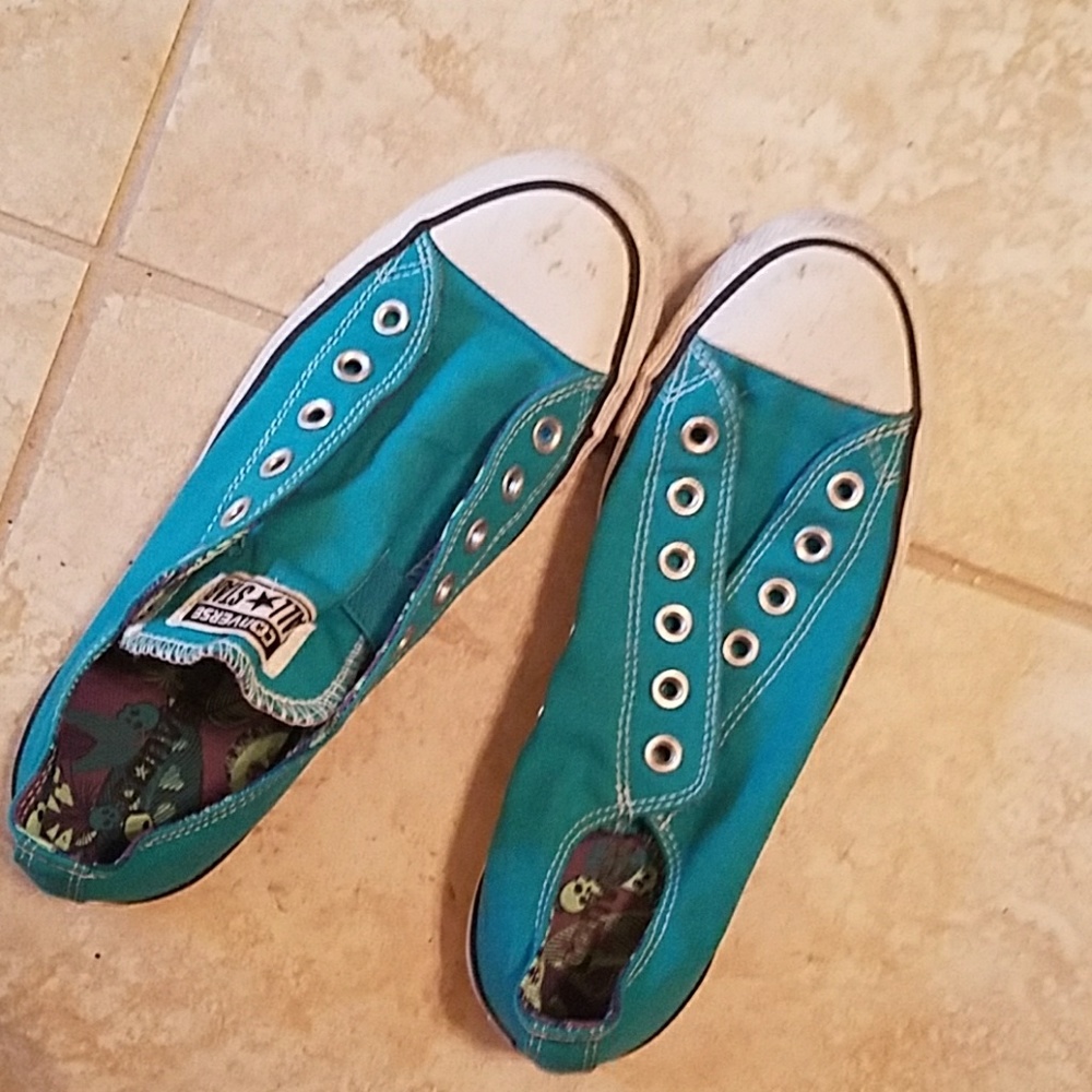 Converse Teal Mens 6 Womens 8